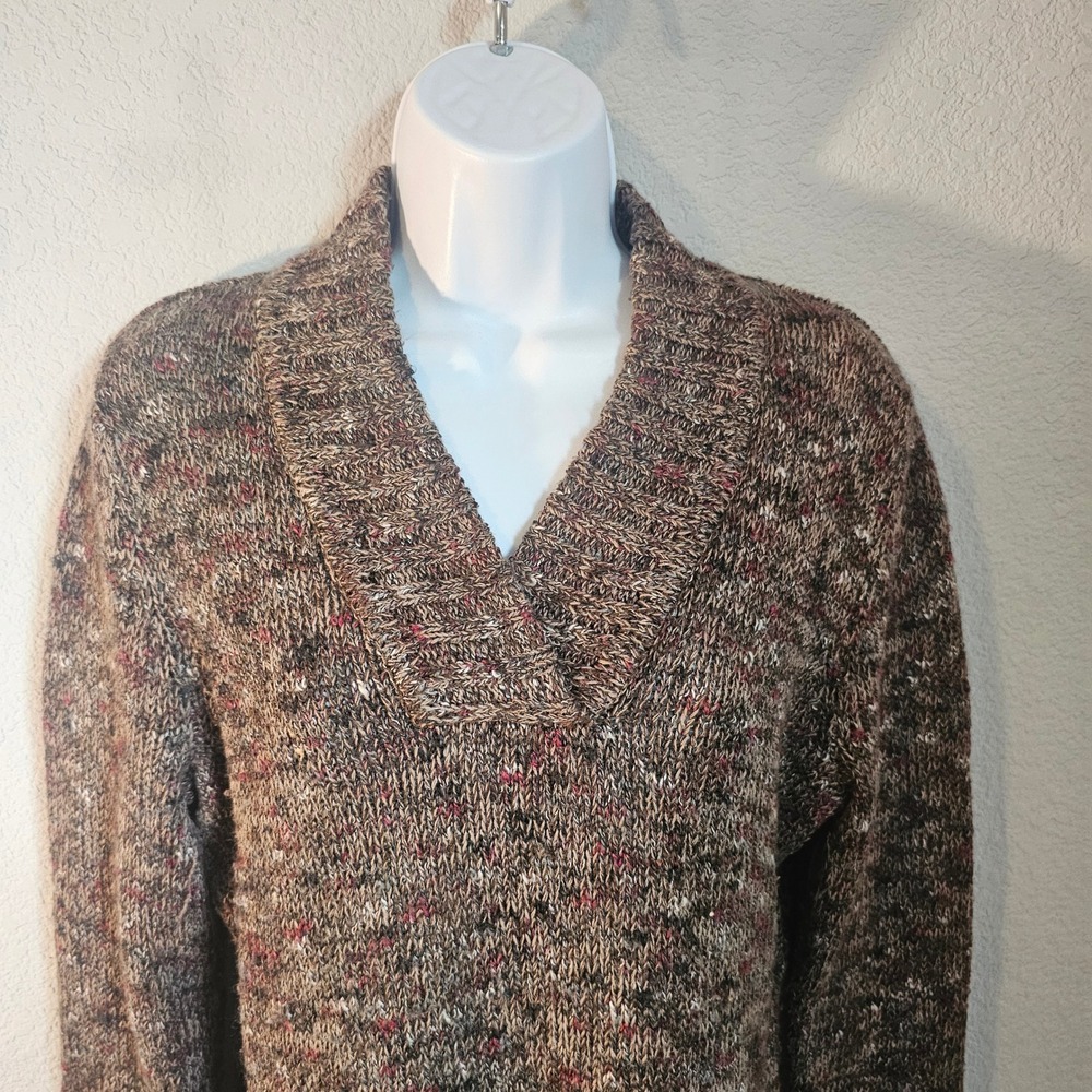 Liz Claiborn size large v collar sweater office preppy‎